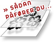 Instruktioner Vægklistermærker og Fototapet