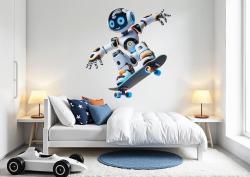 Radical Humanoid Robot Skateboarder