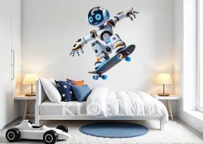Robot Humanoïde Skateur Radical