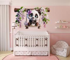 Cherry Blossom Swing and Little Panda