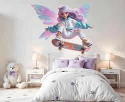 Enchanted Lilac Fairy on her Skateboard