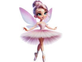 Kids Wall Stickers - Classic Ballerina Fairy