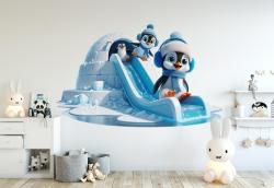 Penguins and Igloo with Water Slide