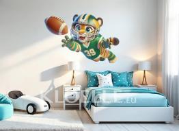 Tigre Piccolo Giocatore Football Americano