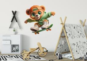 Teddybjørn og hans Skateboard