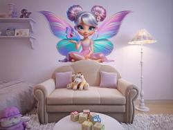 Sweet Pink Fairy and the Butterfly