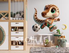 Piccolo Dinosauro Calciatore