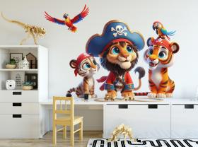 Søde Jungledyr med Pirattema