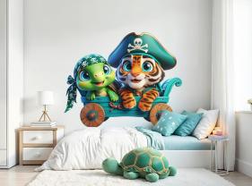 Havskildpadde og Lille Pirattiger