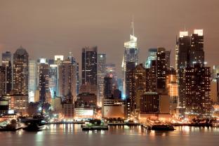 Wall Murals - New York Manhattan at Night
