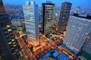 Fototapeten - Tokyo Stadt Nacht