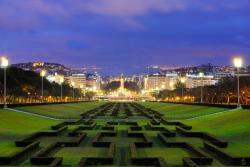 Fototapeter - Lissabon Panoramautsikt