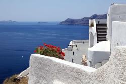 Fototapeter - Santorini Ön