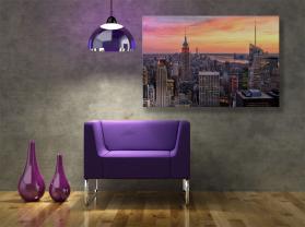 Fotobehang - New York Panoramisch Uitzicht