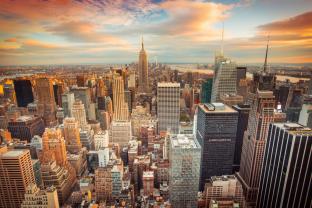 Fototapeten - New York Panoramaaussicht