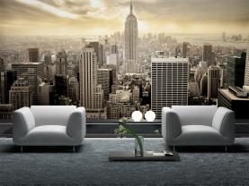 Papier Peint Photo - New York Coucher de Soleil