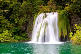 Papier Peint Photo - Chute d'eau Tropicale