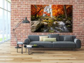 Wall Murals - Autumn Waterfall