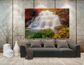 Fotomurales - Cascada en el Bosque