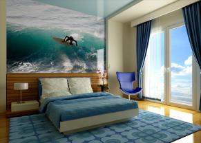 Papier Peint Photo - Surfeur