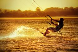 Fototapeter - Kite Surfer