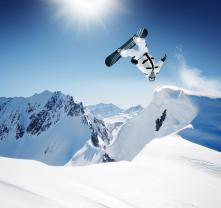 Fototapeter - Snowboard