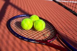Papier Peint Photo - Raquette de Tennis & Balles
