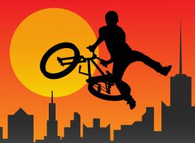 Papier Peint Photo - Bmx