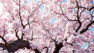 Fotomurali - Albero di Ciliegio in Fiore