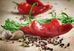 Fototapet - Chili Peberfrugter
