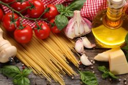 Fototapet - Pasta & Olivenolje