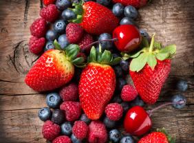 Fototapeten - Beeren
