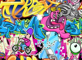 Murais de Parede - Graffiti