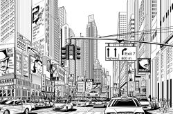 Fotomurales - Times Square Nueva York