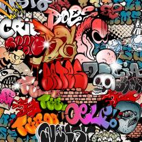 Fotobehang - Graffiti