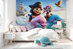 Pirate Adventure with Pink Dolphin