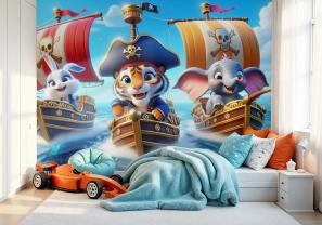 Tigre Pirata su Barca Pirata
