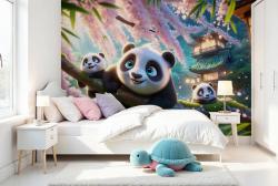Panda Family in the Enchanted Forest