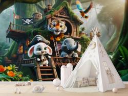 Little Pirates’ Wooden Treehouse