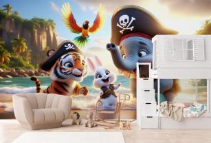 Den Hemmelige Strand med Små Piratvenner