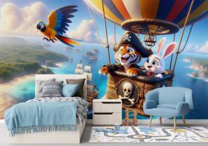 Pirateventyr i en Luftballon