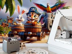 Jungle Adventure with Tiger, Elephant and Bunny