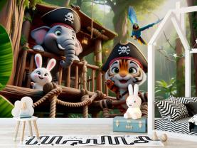 Tiger, Elefant og Lille Kanin i Pirathytten