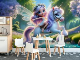 Little Fairy and Unicorn Spring Forest Adventure