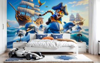 Delfini e Tigrotto in una Divertente Avventura da Pirati