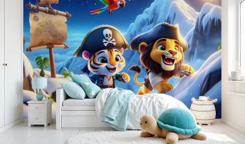 Petits Pirates dans les Montagnes Enneigées