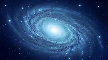 Fotomurales Habitación Infantil - Galaxia Espiral en el Espacio Profundo