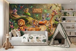 Carrera de Karting con Animales de la Selva