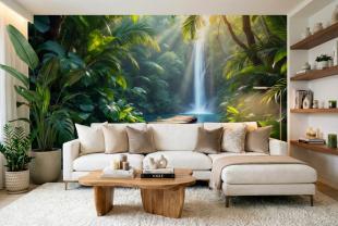 Floresta Tropical com Passadiço de Madeira