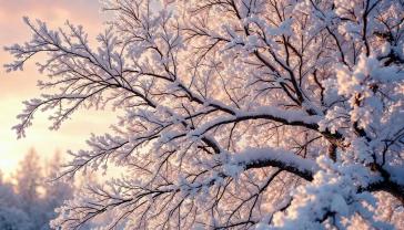 Murais de Parede - Inverno na Floresta Branca